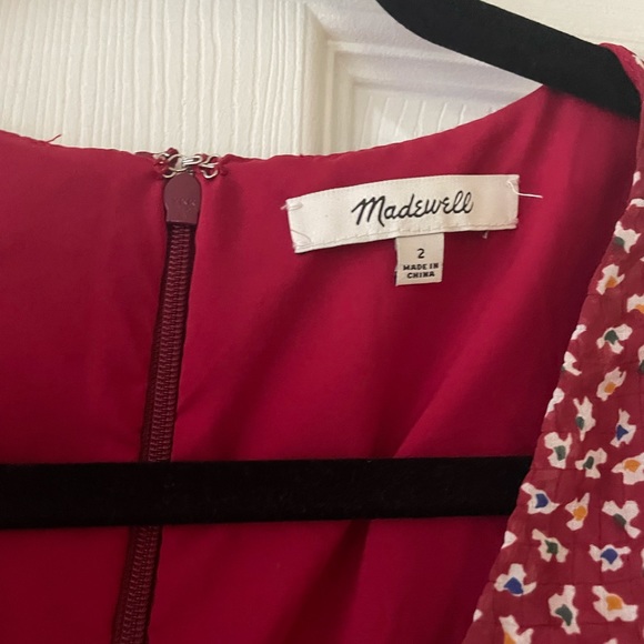 Madewell Multicolor Floral Button Front Dress - Picture 2 of 9